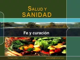 fe y curaci n