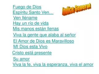 fuego de dios