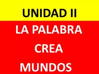unidad ii