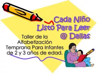 cada ni o listo para leer @ dallas