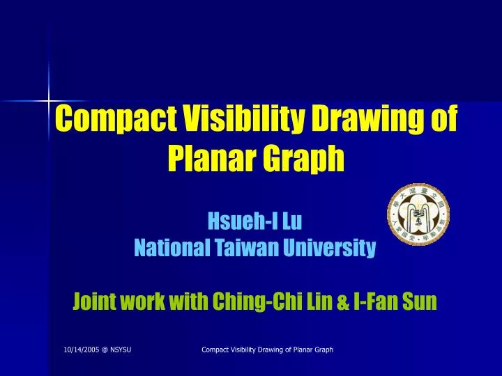 compact visibility drawing of planar graph