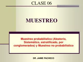 muestreo