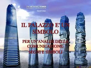 il palazzo e un simbolo