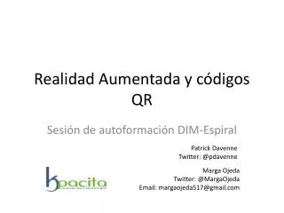 realidad aumentada y c digos qr