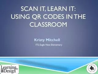 Scan it, learn it: using qr codes in the classroom