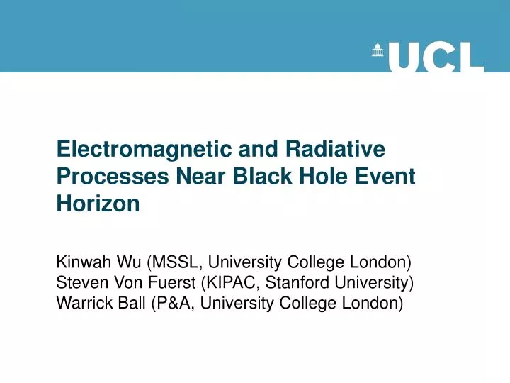 electromagnetic and radiative processes near black hole event horizon