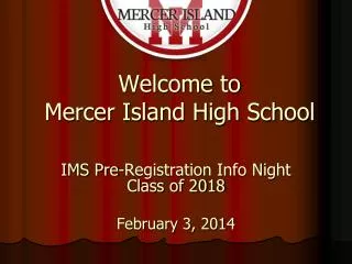 Welcome to Mercer Island High School