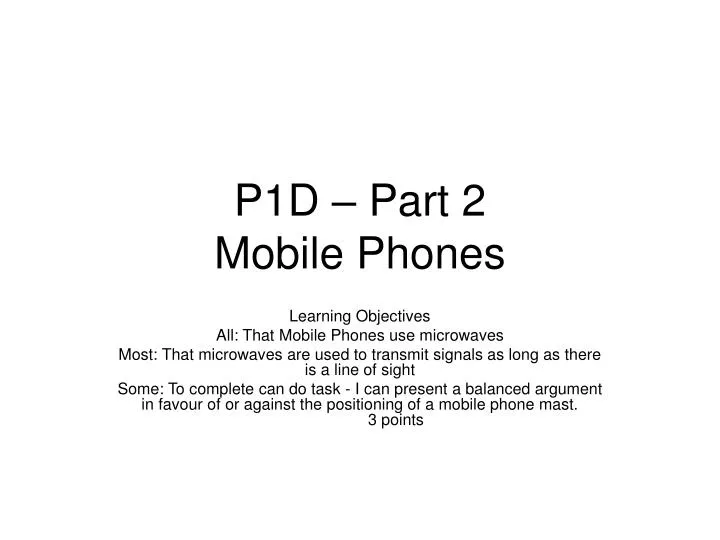 p1d part 2 mobile phones