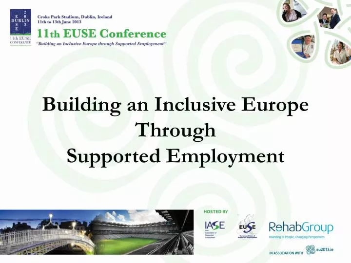 building an inclusive europe through supported employment