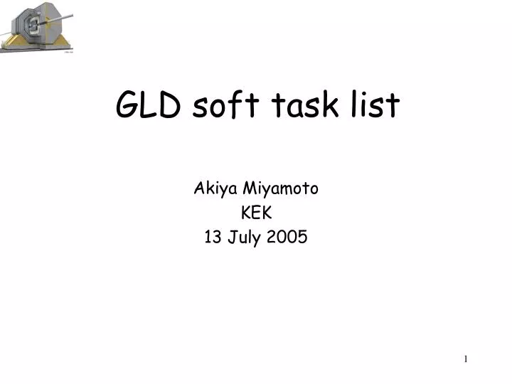 gld soft task list