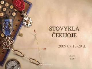 stovykla ekijoje