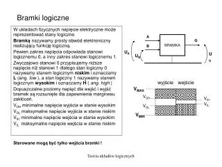 bramki logiczne
