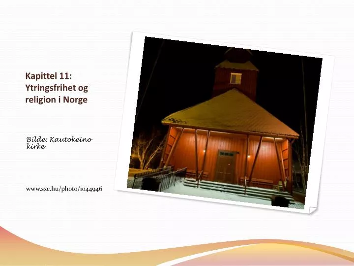 kapittel 11 ytringsfrihet og religion i norge