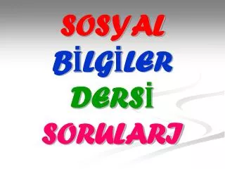 sosyal b lg ler ders sorulari