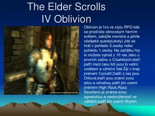 the elder scrolls iv oblivion