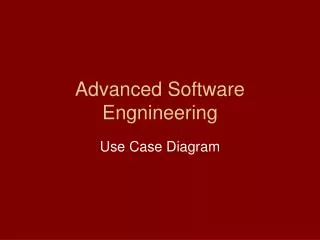 advanced software engnineering