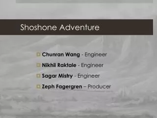 Shoshone Adventure