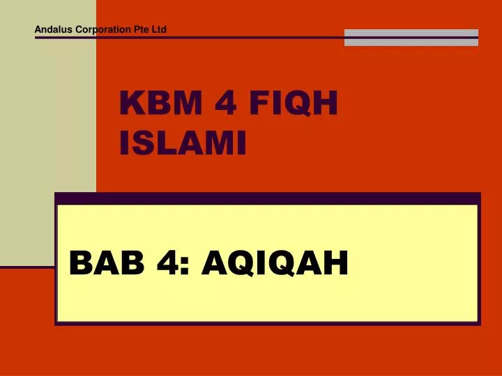 kbm 4 fiqh islami