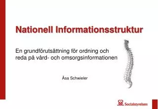 nationell informationsstruktur