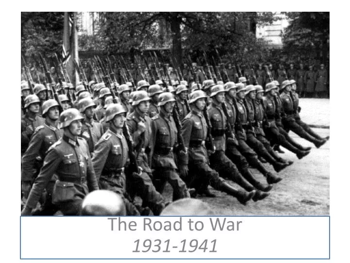 the road to war 1931 1941