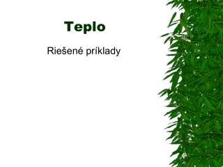 teplo