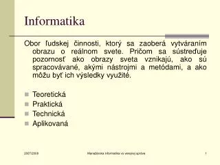 informatika