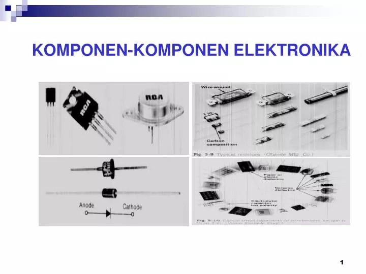 komponen komponen elektronika