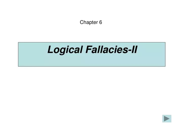 logical fallacies ii