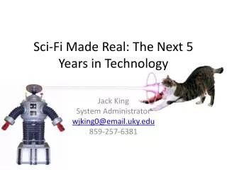 Sci-Fi Made Real: The Next 5 Years in Technology