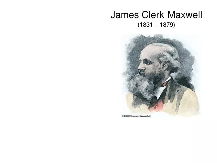 james clerk maxwell 1831 1879