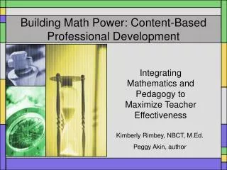 Building Math Power: Content-Based Professional Development