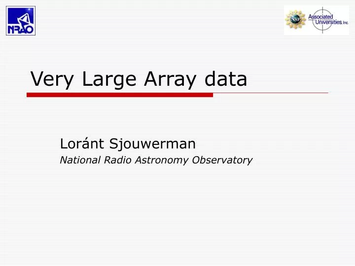 very large array data