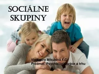soci lne skupiny