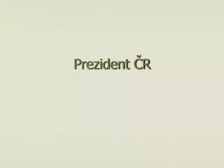 prezident r