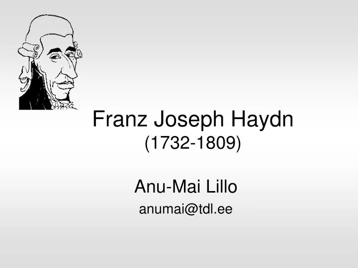 franz joseph haydn 1732 1809