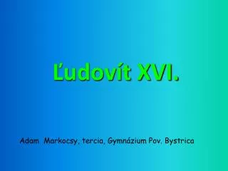 udov t xvi