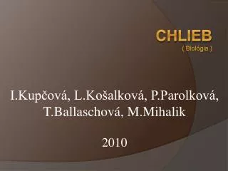 i kup ov l ko alkov p parolkov t ballaschov m mihalik 2010