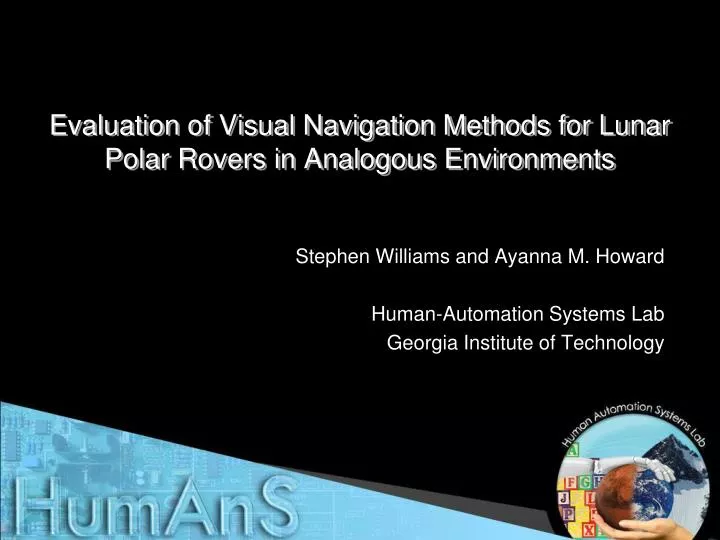 evaluation of visual navigation methods for lunar polar rovers in analogous environments