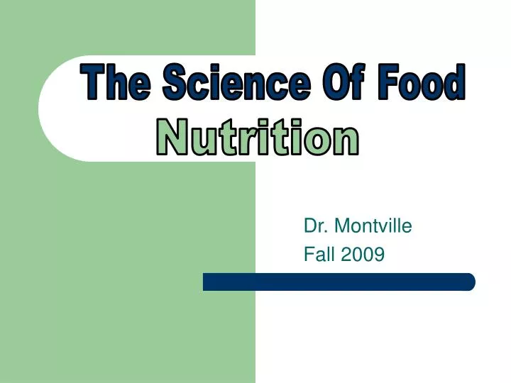 dr montville fall 2009
