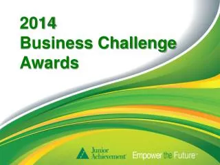 2014 Business Challenge Awards