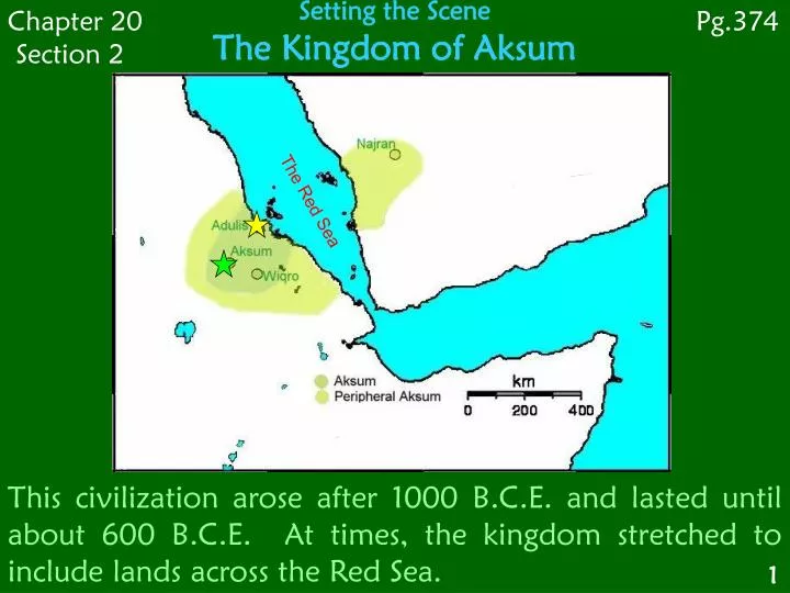 setting the scene the kingdom of aksum