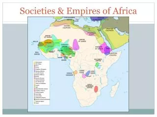 Societies &amp; Empires of Africa