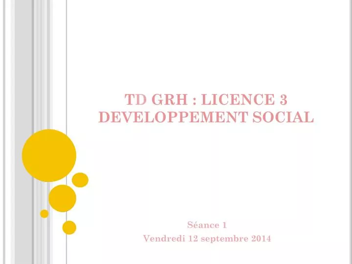 t d grh licence 3 developpement social