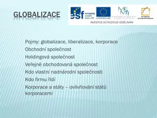globalizace