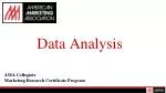 Data Analysis - slide 1