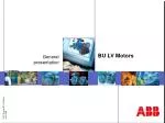 General presentation - slide 1