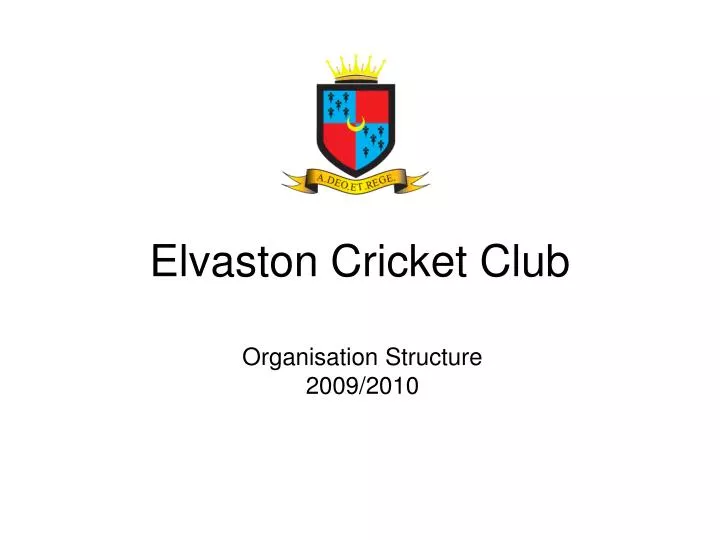 elvaston cricket club