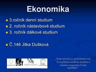 ekonomika