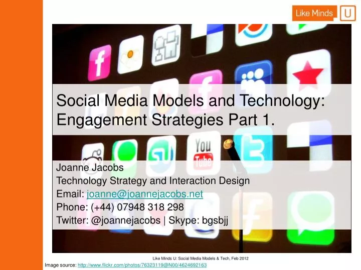 social media models and technology engagement strategies part 1