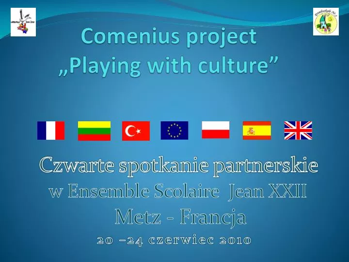 comenius project playing with culture